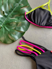 Pink & Neon Colorblock Set