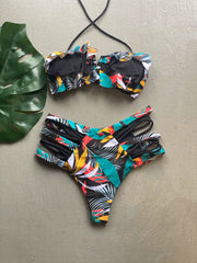 Ruffles Tropicalisima High Waist Set