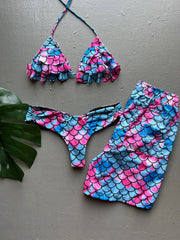 Mermaid Ruffles Matching Set