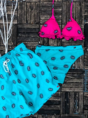Turquoise Lucky Eyes Matching