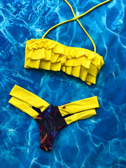 Ruffled Bandeau Set
