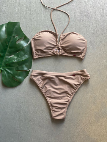 Sand High Waisted Cut Set