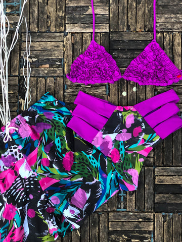 Wild Feathers High Waist Matching